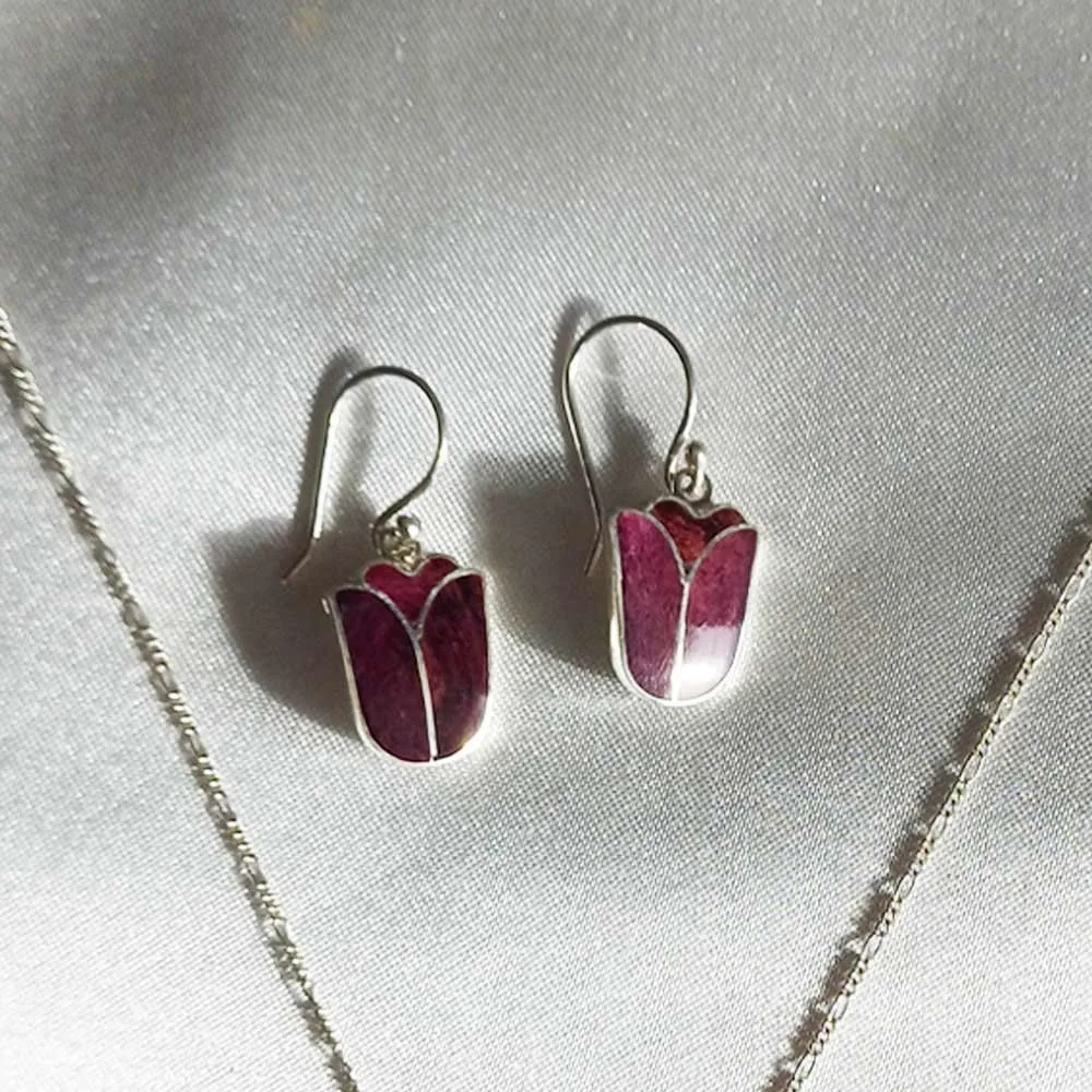 tulipanpurppleearrings1