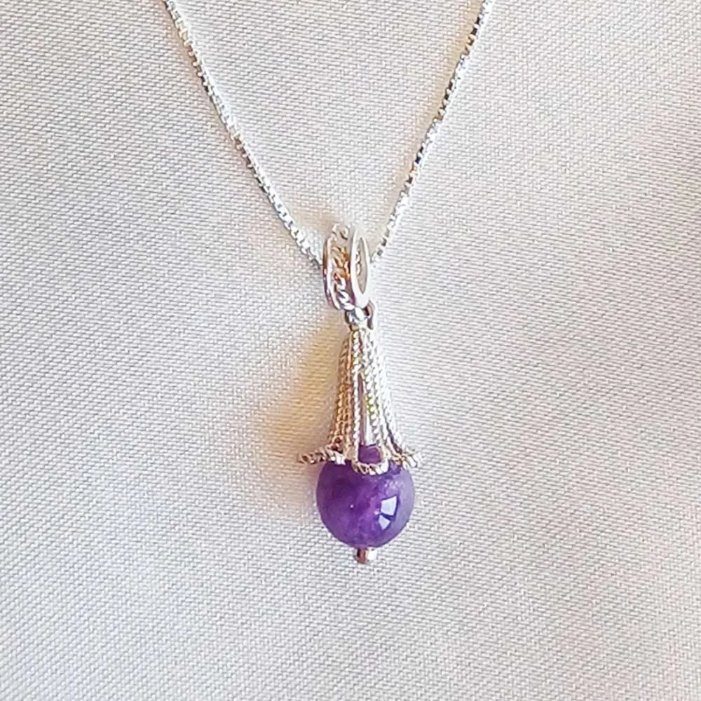 Morning Flory Ipomoea Pendant