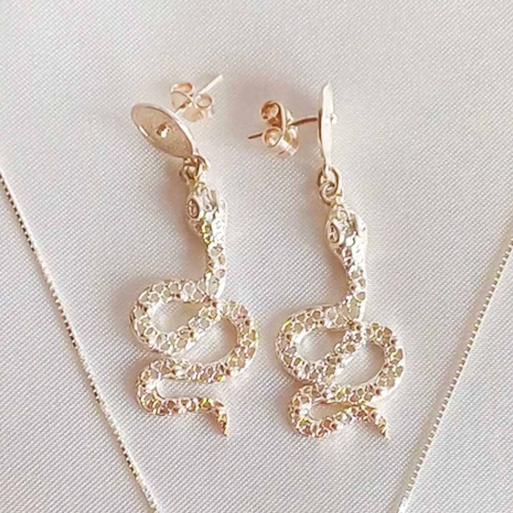 Serpiente-Silver-Earrings