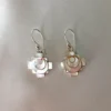 Chacana Spiral Mother of Pearl Earrings