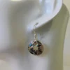 Divine mandala abalone earrings