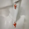 Hummingbird Coral Pendant