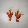 Hummingbird Coral Earrings