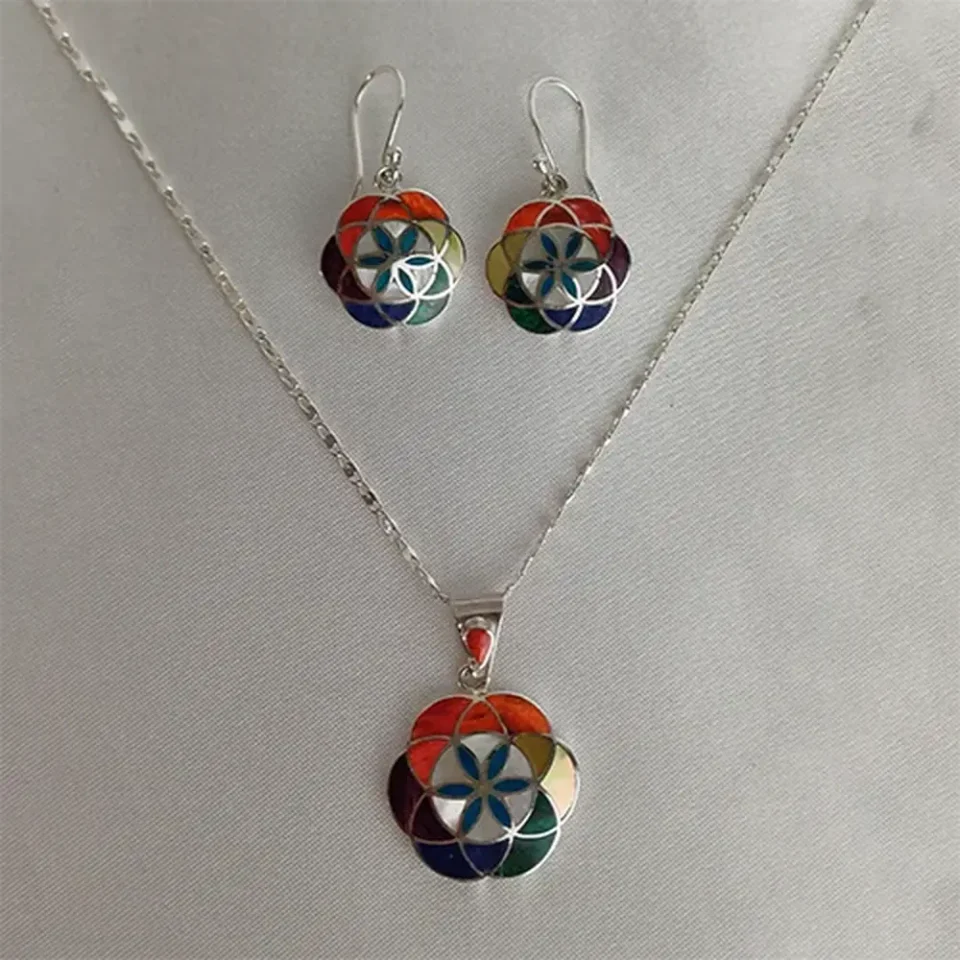 Flower of Life Rainbow Set