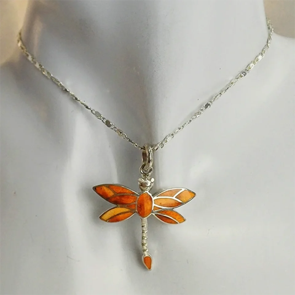 Dragon-fly Coral Pendant