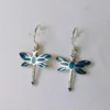 Dragon-fly Chrysocolla Earrings